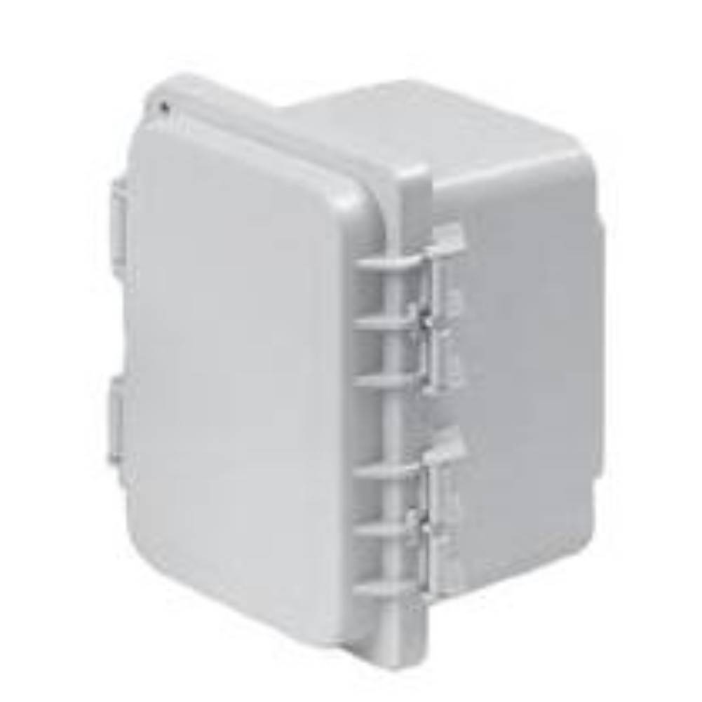 Hoffman A664PHC Polypro Enclosure - 6.12x6.12x4.38 Inch Polyester Electrical Box