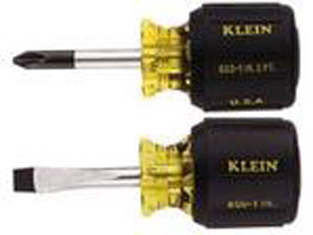 Klein 85071 2-Piece Stubby Screwdriver Set