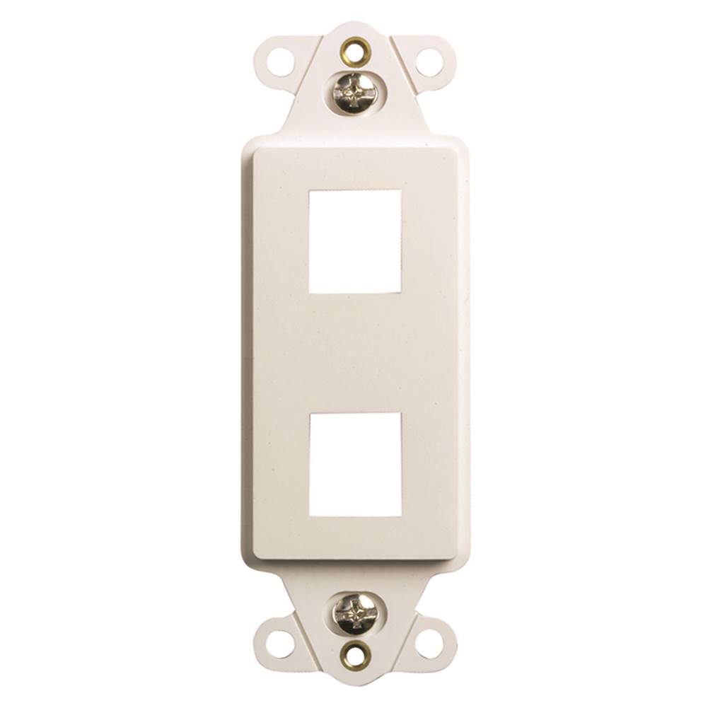 Pass ; Seymour KS226-W Keystone 2 Port Frame; White
