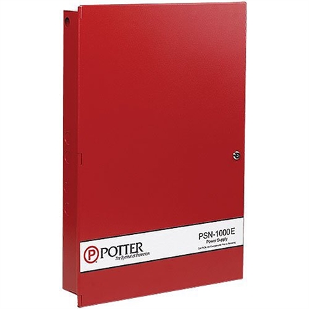 Potter PSN-1000E Intelligent Power Expander Large Cabinet, Red